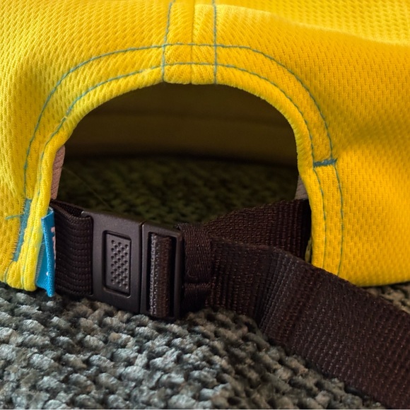 HOKA ONE ONE Time to Fly Color Block Running Cap Trucker Strap Back Retro hat - Picture 11 of 12